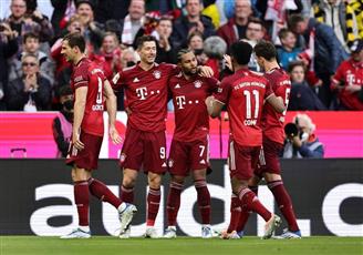 البايرن يحسم لقب الدوري الألماني للموسم العاشر على التوالي