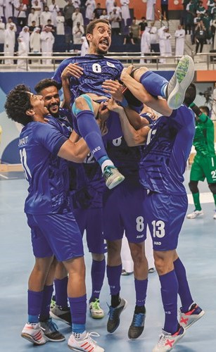 «ذهبية الصالات» تخطف الأنظار في «الألعاب الخليجية»