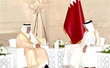 وزير الداخلية ورئيس الوزراء القطري يبحثان تعزيز التعاون في مجالات تبادل الخبرات والمعلومات