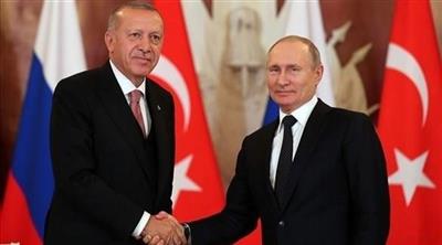 بوتين يبحث مع أردوغان تطورات الأوضاع في أوكرانيا