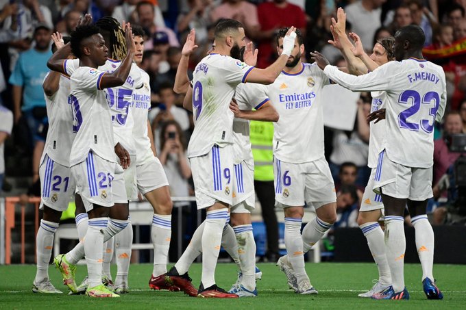 #ريال_مدريد يكتسح ليفانتي بسداسية