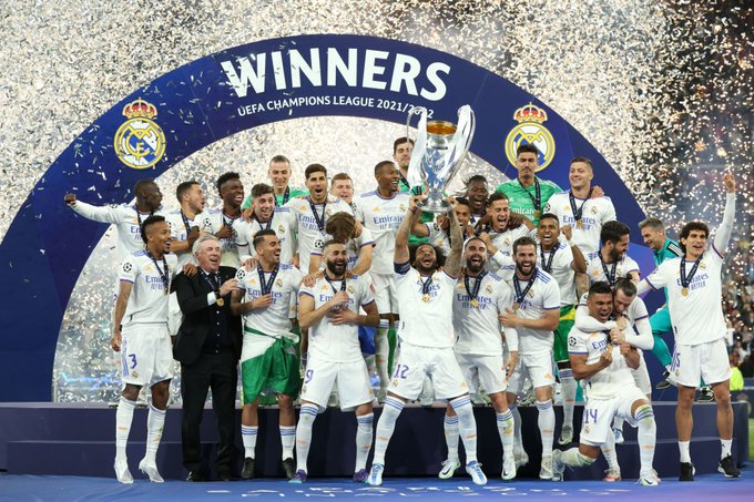 ريال مدريد يحقق كأس دوري أبطال أوروبا للمرة الـ 14 في تاريخه