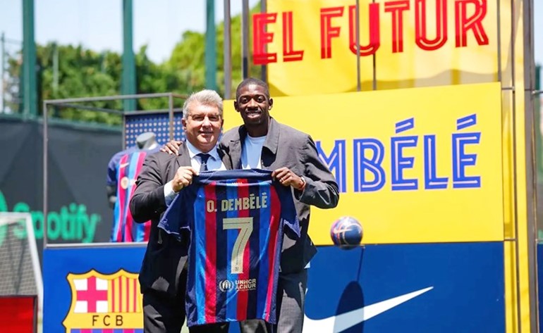 رسمياً.. ديمبلي «برشلوني» حتى 2024