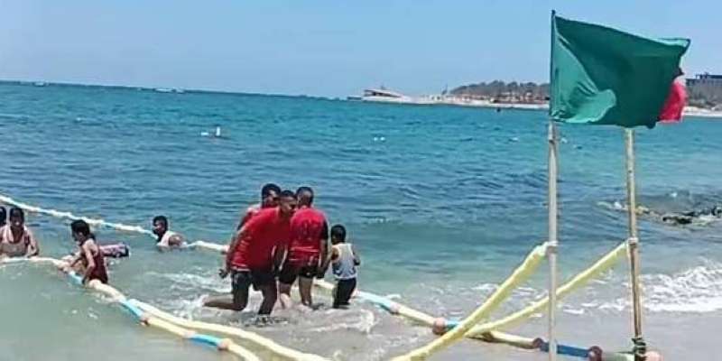 أول شاطئ للمكفوفين في مصر