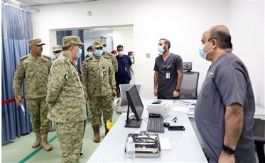 الرفاعي متفقدًا الفحص الطبي للطلبة الضباط: إجراءات القبول تراعي الشفافية والعدالة