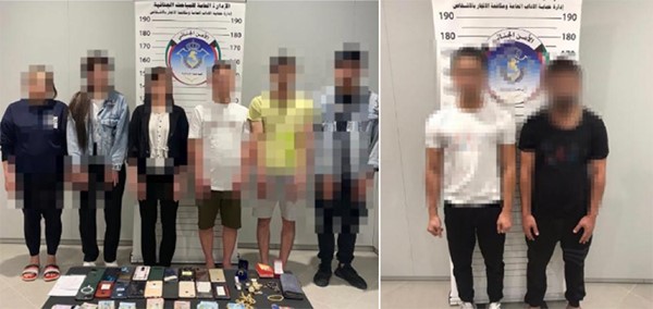 ضبط 8 لممارسة الأعمال المنافية.. ووافد امتهن النصب على «التواصل»