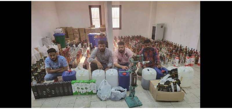 الاحمدي: الكشف عن مصنع خمور يديره آسيويون في الفنطاس