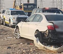 وفاة وإصابتان في تصادم على الدائري السابع