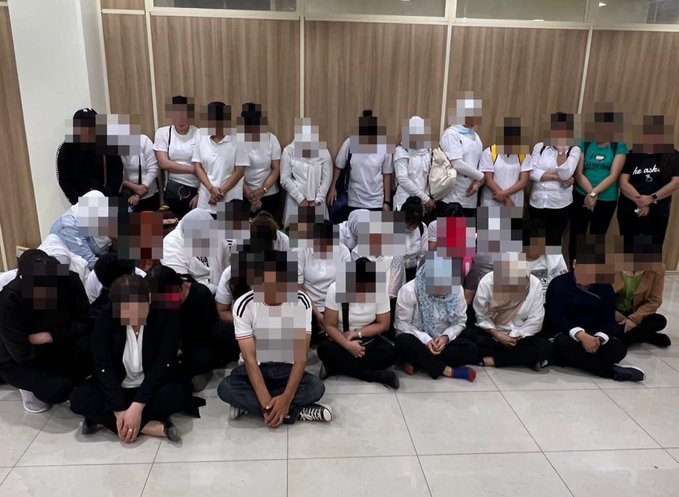 ضبط شركة تنظيف وهمية تؤوي (41) شخصاً منهم (28) مخالفون وبحقهم قيود أمنية
