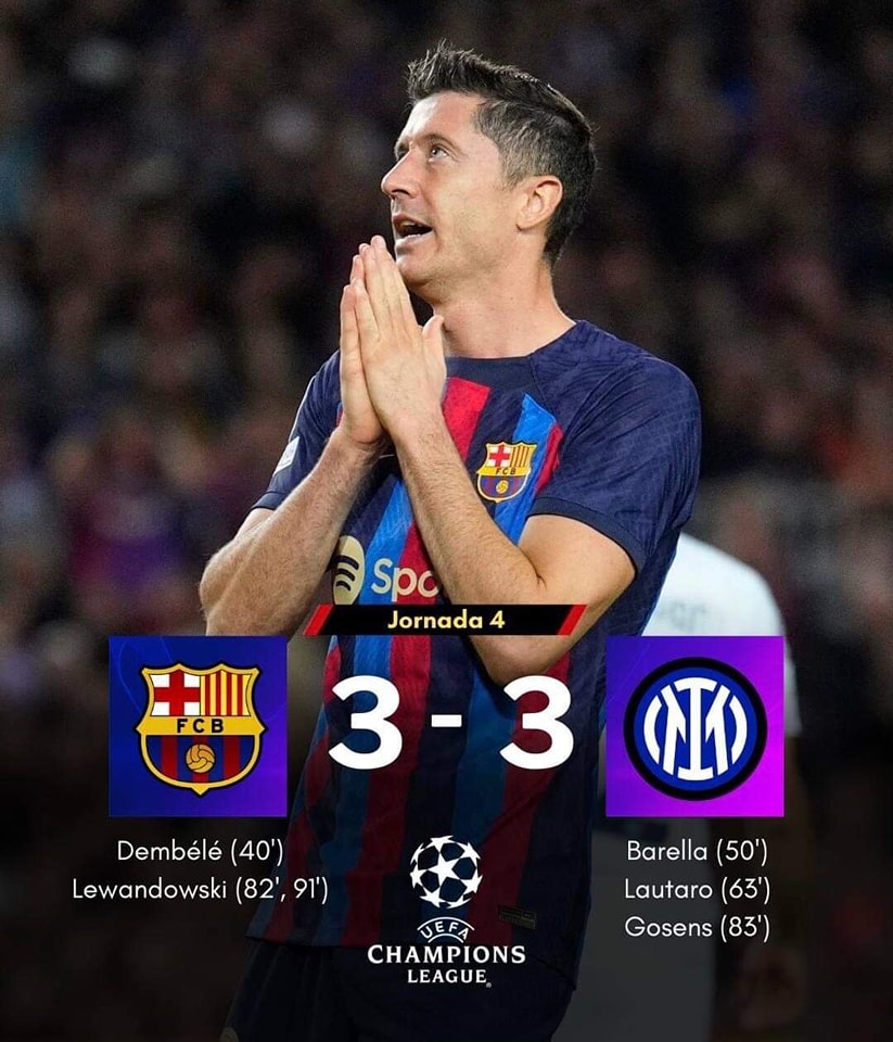 شاهد بالفيديو.. إنتر ميلان يعقد مهمة برشلونة بالتأهل الى الدور 16 من بطولة دوري أبطال أوروبا