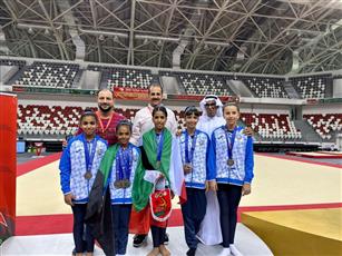 المنتخب الكويتي للجمباز الفني للفتيات يحرز المركز الثاني في البطولة العربية