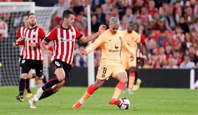 هدف غريزمان بمرمى أتلتيك بلباو يصعد بأتلتيكو مدريد.. إلى المركز الثالث