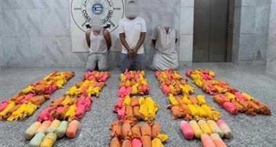 ضبط 3 أشخاص أثناء محاولتهم تهريب ما يقارب 174 كيلو حشيش عن طريق البحر