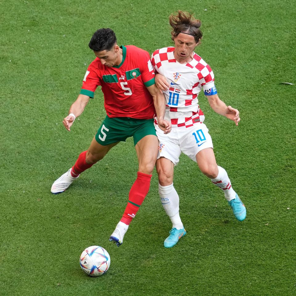 أسود الأطلس يحققون تعادلاً ثميناً أمام المنتخب الكرواتي #المغرب_كرواتيا