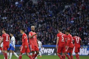 بايرن ميونخ يتصدر مؤقتا بفوز صعب على هيرتا برلين.. ودورتموند يصعد للمركز الثالث