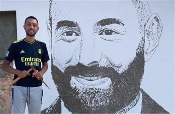 ريال مدريد يحتفي برسام مغربي.. نقش كريم بنزيما