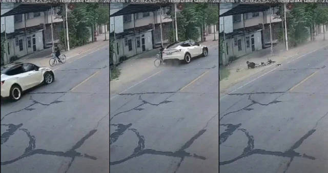 شاهد عطلاً طرأ على سيارة تسلا فتسارعت بجنون وقتلت شخصين