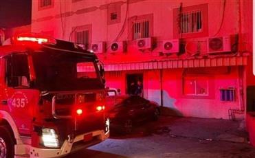 الإطفاء تنجح في إنقاذ 10 أشخاص أثناء مكافحة حريق منزل في منطقة الظهر
