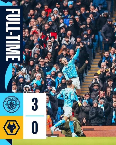 #هالاند يقود مانشستر سيتي للفوز على #وولفرهامبتون بعد تسجيله لهاتريك #الدوري_الإنكليزي