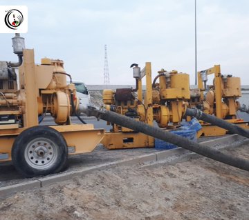 #الأشغال: وضع 7 مضخات في منطقة #الشعيبة لسحب مياه #الأمطار