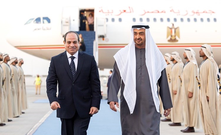 الإمارات: الشيخ محمد بن زايد آل نهيان وعبدالفتاح السيسي يبحثان العلاقات الأخوية