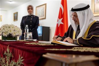 وزير الخارجية يقدم واجب العزاء لتركيا قيادة وحكومة وشعبا بضحايا الزلزال #زلزال_سوريا_تركيا