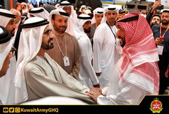 الشيخ محمد بن راشد يلتقي وزير الدفاع الكويتي بالإنابة في أبوظبي