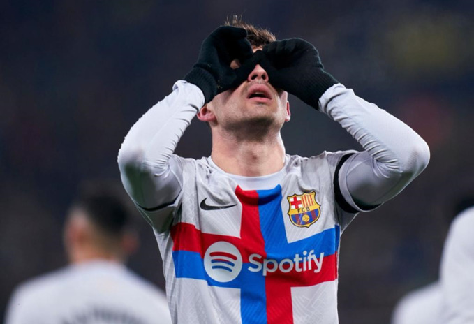 #برشلونة يوسع الفارق مع #ريال_مدريد إلى 11 نقطة بفوز صعب على #فياريال #برشلونه_فياريال