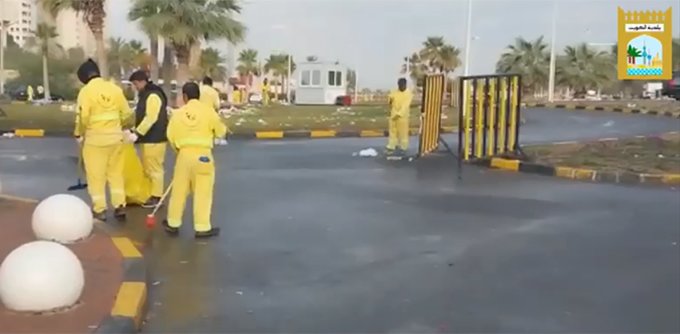 «البلدية»: رفع أكثر من 140 طناً من النفايات خلال عطلة الأعياد الوطنية