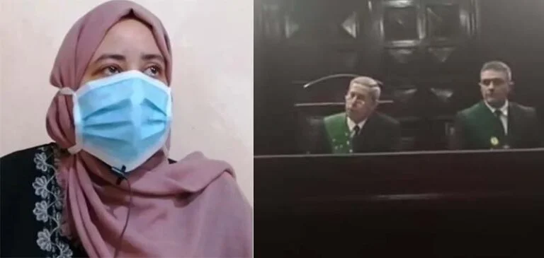 شاهد لحظة الحكم على معيدة جامعية مصرية عذبت نجلها الوحيد وأجبرته على التسول