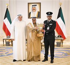 سمو نائب الأمير وولي العهد يستقبل المقدم محمد بوربيع الحاصل على لقب بطل أبطال العالم لرياضة الدراجات المائية