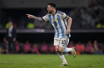 ميسي يتجاوز الـ 100 هدف دولي مع منتخب الأرجنتين