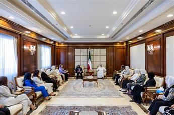 وزير الخارجية يلتقي دفعة سيدات السلك الدبلوماسي المنقولات للعمل في البعثات الدبلوماسية والقنصلية لدولة الكويت في الخارج