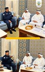 وكيل الأوقاف طراد العنزي يتفقد المسجد الكبير