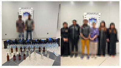 ضبط 8 اشخاص بتهمة ممارسة الأعمال المنافية للآداب وبيع المشروبات الكحولية