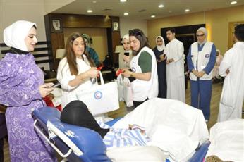«الهلال الأحمر» احتفلت بالعيد مع نزلاء دور الرعاية