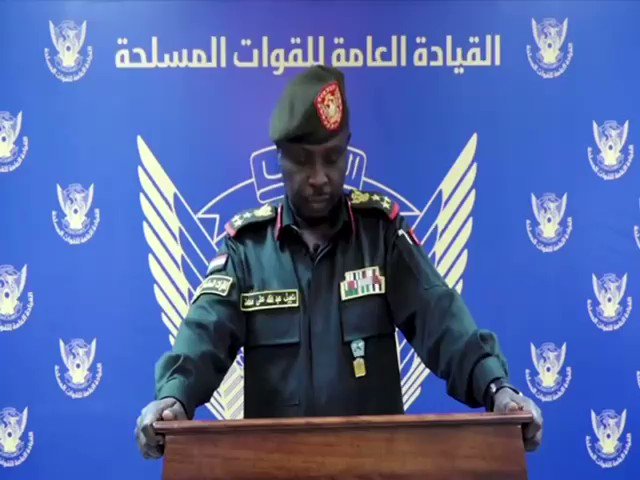 الجيش السوداني: المخاطر تزداد بعد قيام قوات الدعم السريع بـ “حشد القوات” والانفتاح داخل العاصمة وبعض المدن