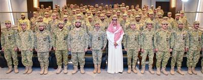 الشيخ فيصل نواف الأحمد الصباح يستقبل رؤساء الأفرع في الحرس الوطني