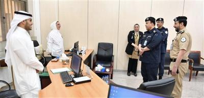 البرجس تفقد إدارة شؤون الانتخابات