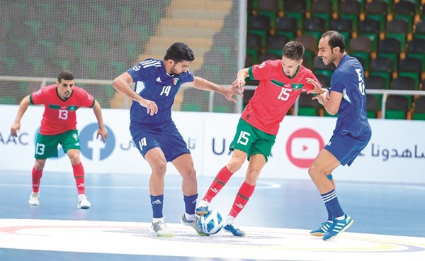 «أزرق الصالات» يخسر من المغرب في كأس العرب