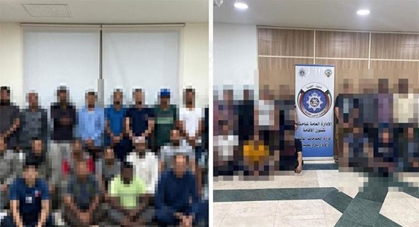 44 مخالفاً لقانون الإقامة والعمل في قبضة « الإقامة»