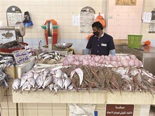جولة تفتيشية لوزارة التجارة والصناعة في سوق السمك
