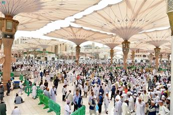 وصول أكثر من 744 ألف حاج إلى المدينة المنورة حتى اليوم