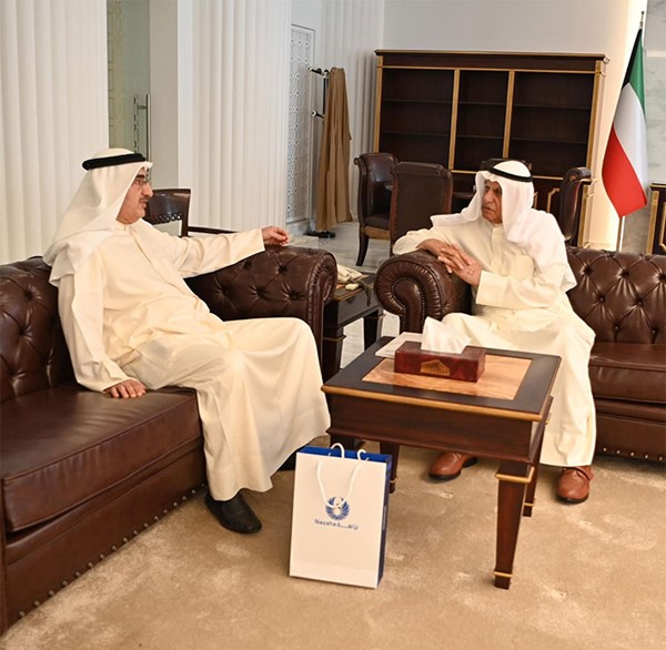 السعدون يستقبل رئيس الهيئة العامة لمكافحة الفساد