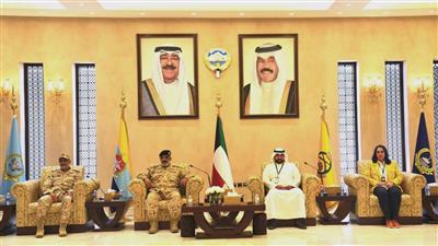 اجتماع بين قيادات الدفاع بعد استلام الوزارة التقرير الدوري ‫لديوان المحاسبة‬ للسنة المالية 2022-2023