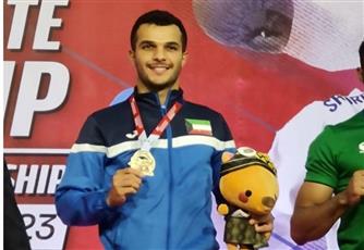 لاعب منتخبنا الوطني للكاراتيه عمر الجاسم يحرز برونزية في البطولة الآسيوية
