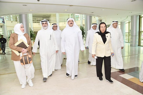 الأستاد وبوقماز تفقدا استعدادات جامعة عبدالله السالم لاستقبال أول دفعة من طلبتها في سبتمبر الجاري