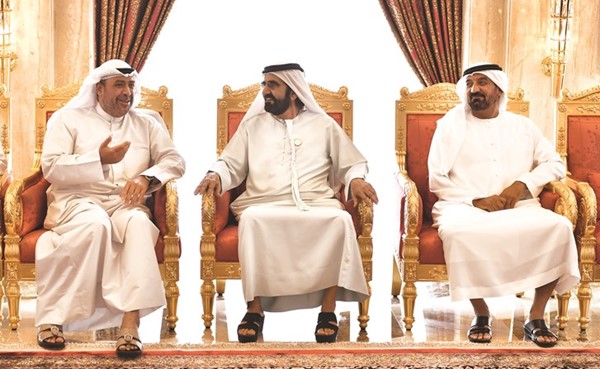 نائب رئيس الإمارات استقبل أحمد الفهد: التأكيد على عمق العلاقات التاريخية والأخوية بين البلدين وما تشهده من تطور ونماء مستمر