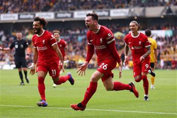 ليفربول يقلب الطاولة على وولفرهامبتون ويحصد انتصار جديد