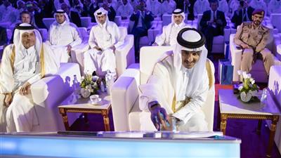 قطر تضع حجر الأساس لمشروع توسعة حقل الشمال للغاز